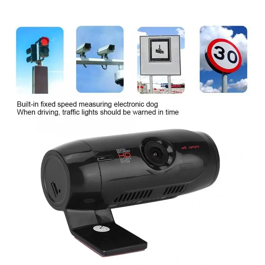 Автомобильный видеорегистратор era Mini car wifi DVR видеорегистратор 1080P HD видеорегистратор с ночным видением Запись вождения видео камера автомобильные аксессуары