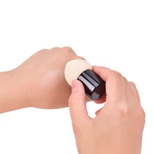 Гладкий женский спонж для макияжа, косметический спонж, 3 цвета, спонж для пудры, инструменты для макияжа