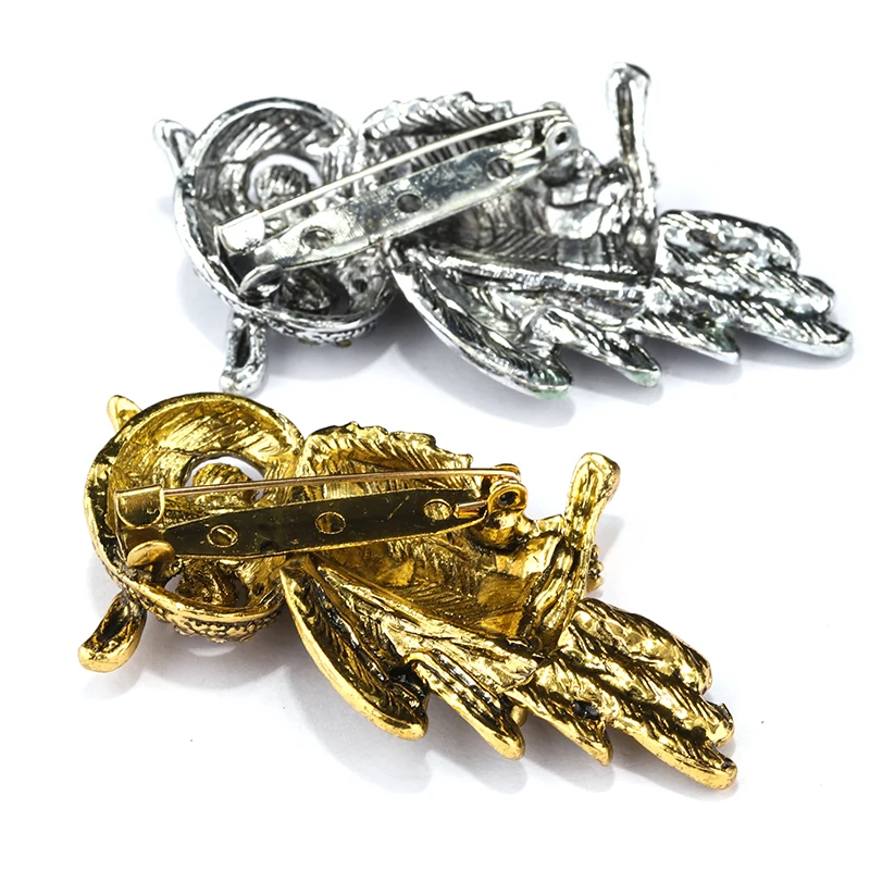 H640297X超大合金锆石眼猫头鹰胸针 (4)