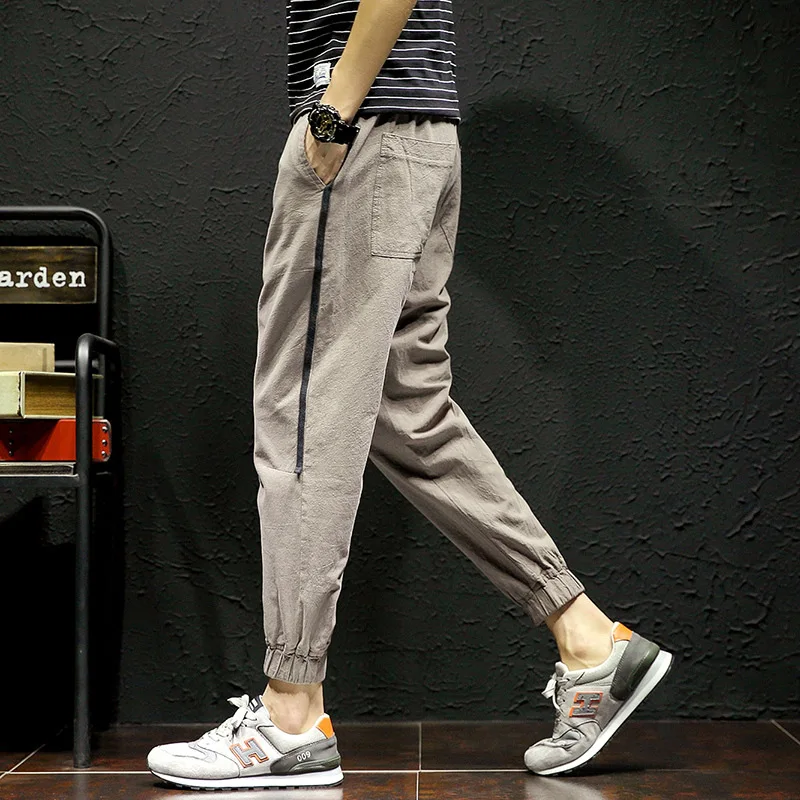 

Large Size Japanese-style MEN'S Casual Pants Loose-Fit Ankle Banded Pants Harajuku Large Size Hong feng zhang Pants Men's (Price