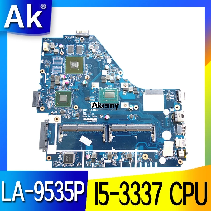 Z5WE1 LA-9535P для acer aspire E1-570 E1-570G Материнская плата ноутбука I5-3337 процессор DDR3 GT720M GPU