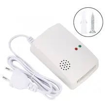 Бытовой детектор газа, потолочный датчик утечки природного газа, Домашняя безопасность, ЕС вилка 220 В