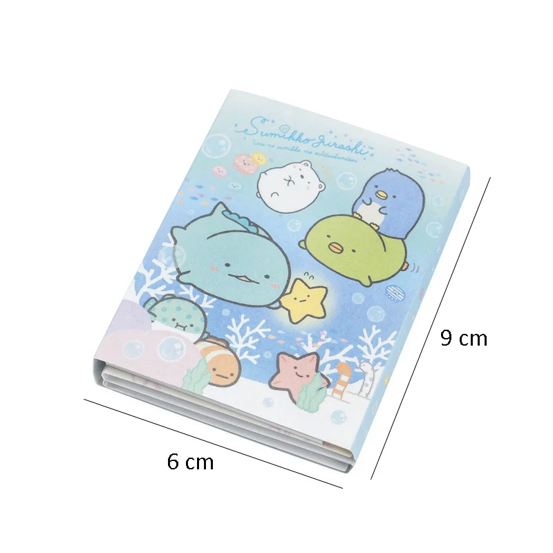 Sumikko Gurashi 6 складной блокнот для заметок милые Липкие закладки для блокнота этикетки канцелярские наклейки подарок школьные принадлежности