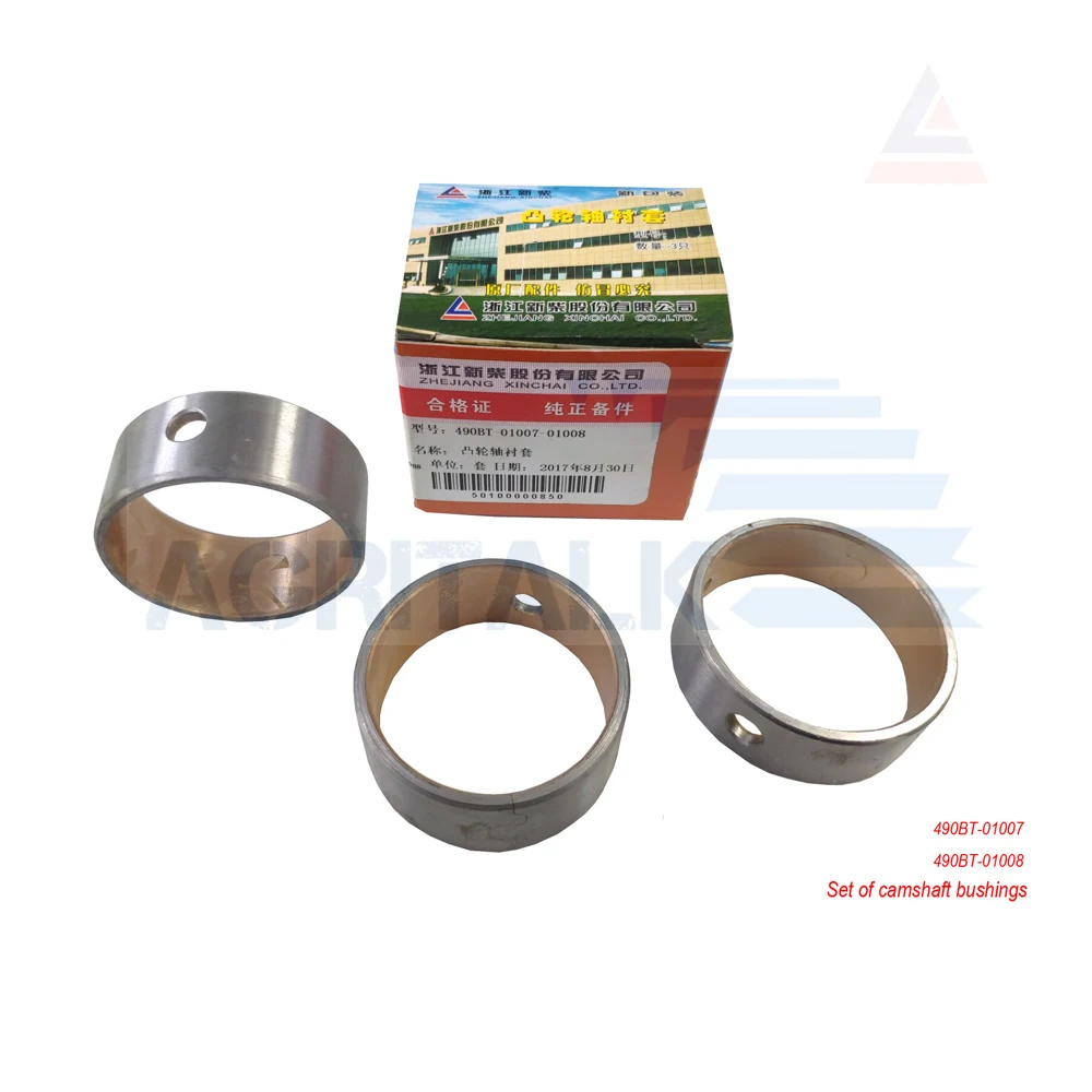 Set Camshaft Bushing untuk Xinchai 490B, Nomor Bagian 490B 01007