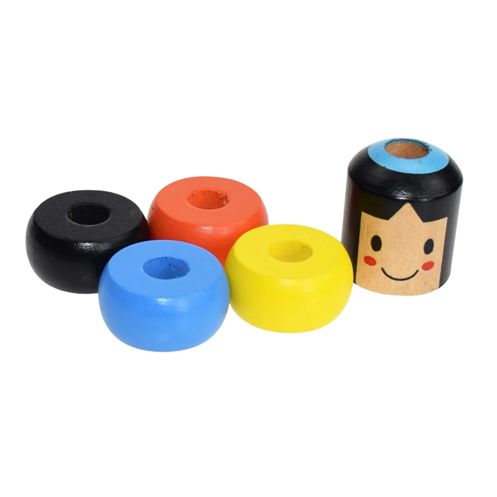 Новый Подвижный тумблер волшебный упрямый деревянный игрушечный человечек