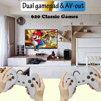 

Handled Video Game Console Mini Handheld Player for FC 620 Classsic Games Double Gamepads Classic Retro 8 bit TV Game Controller