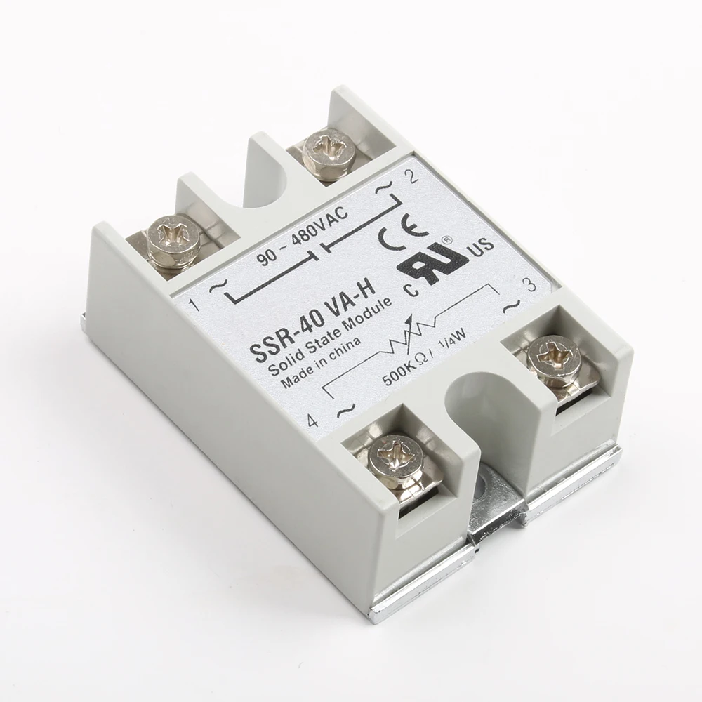 DMWD твердотельное реле SSR 40VA H 40A на самом деле 500 кОм 4 Вт до 90 480 В AC сопротивление