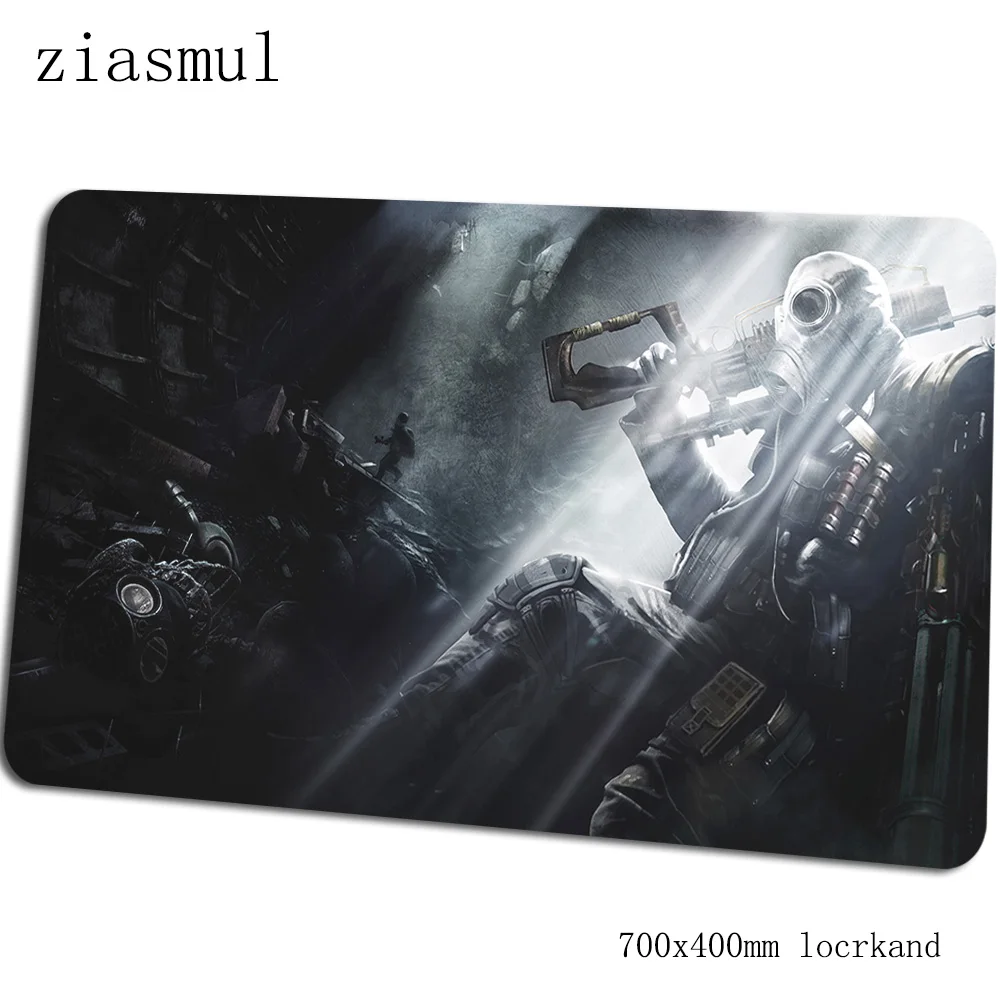 Metro 2033 коврик для мыши высококлассный компьютерный коврик 70x40 см игровой коврик для мыши большой с обработанным краем клавиатура со встроенной мышью игры ПК геймер стол - Цвет: Size 700x400x2mm