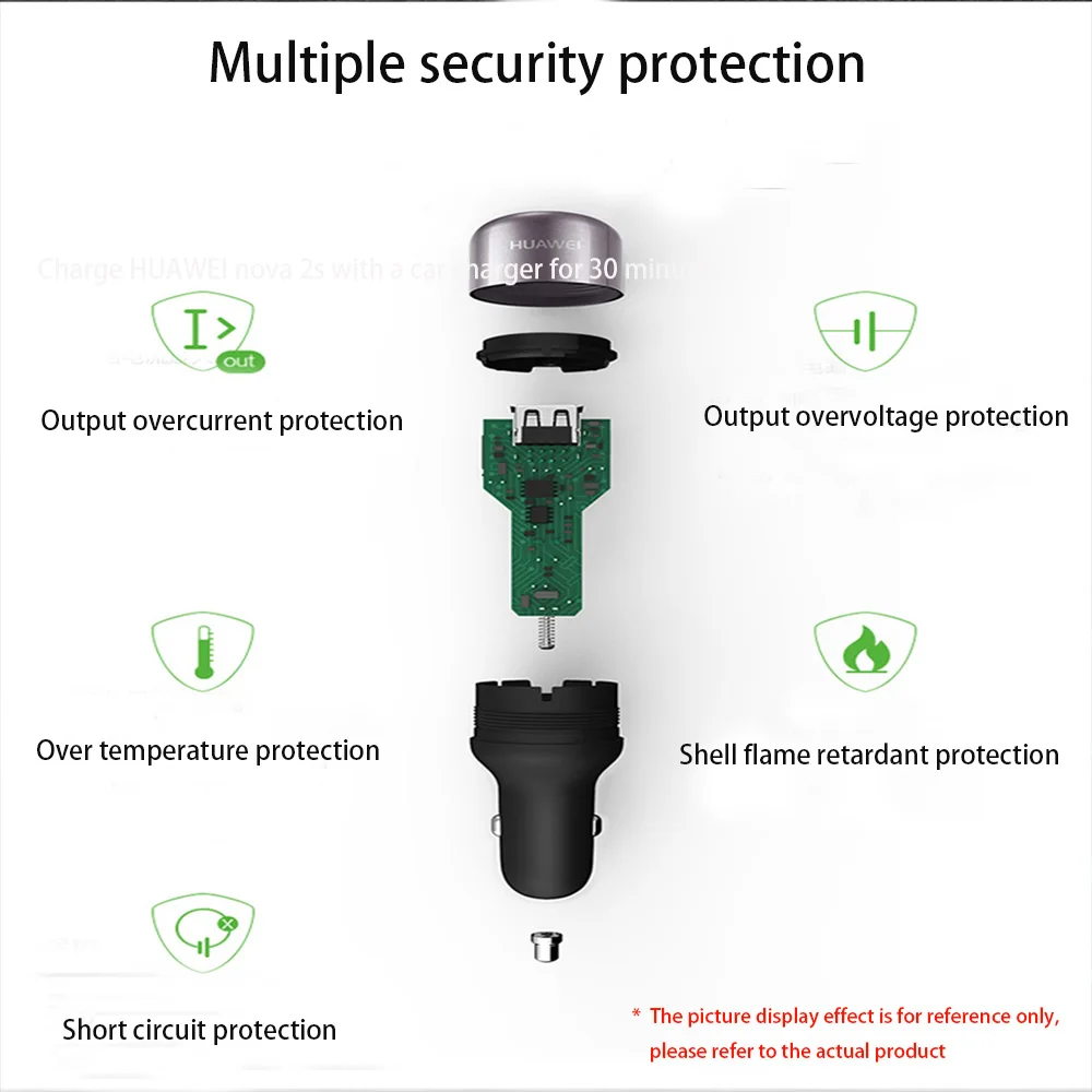 Оригинальное быстрое автомобильное зарядное устройство Huawei CP3118W быстрый адаптер