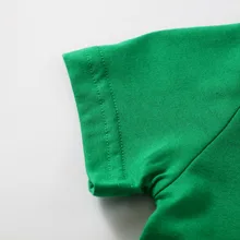 Летняя детская футболка; детская одежда из чистого хлопка; Брендовая детская футболка;