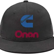 Cummins-ONON-Logo-женские плоские бейсболки в стиле ретро с регулируемым сетчатым козырьком из хлопка