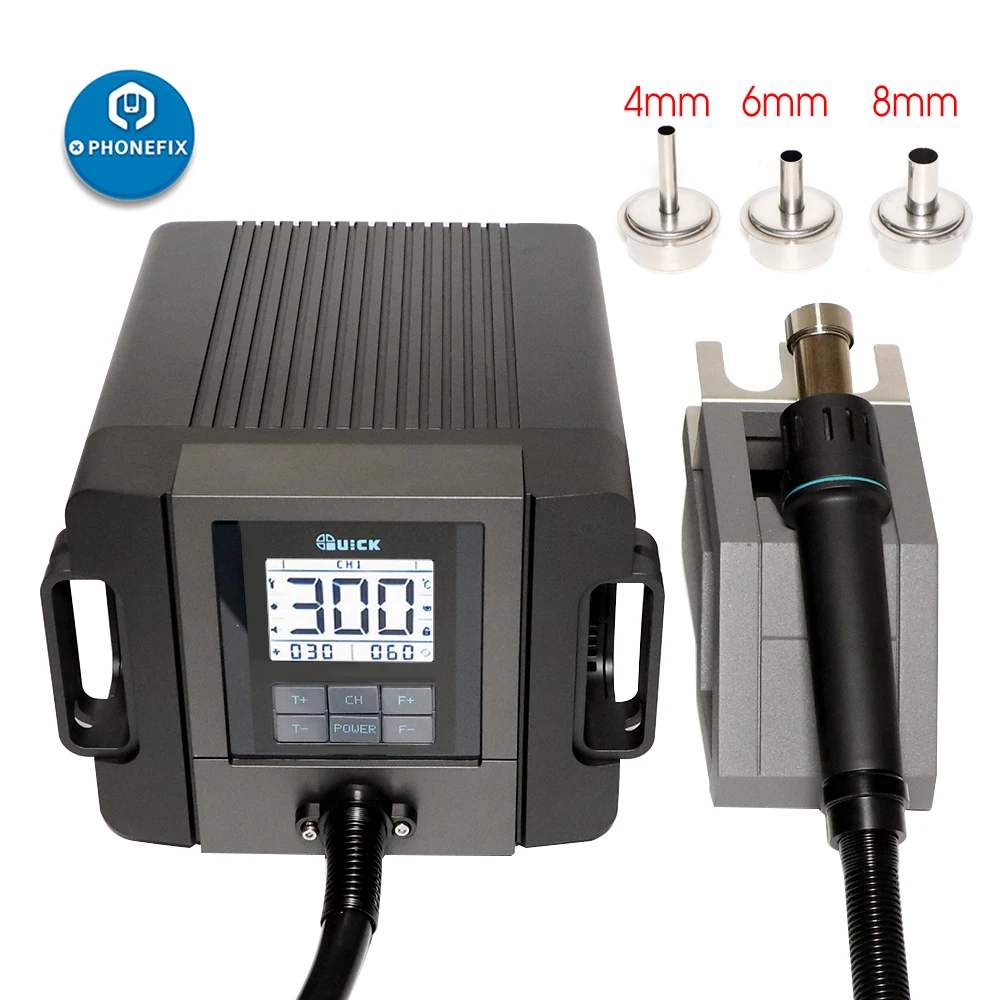 Быстрая Интеллектуальная паяльная станция с горячим воздухом TR1300A 1300 Вт цифровая