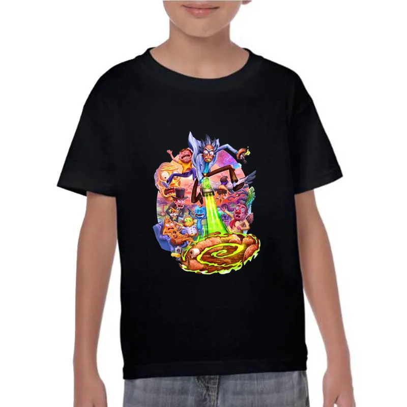 

KIDS ricka and morty tshirtS Opinion Means Nothing T-ShirtS rick y morty funny t shirts clothing camisetas short sleeve t-shirt