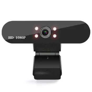 

HD 1080P Webcam Mini Computer PC WebCamera with Microphone Rotatable Cameras for Live Broadcast Video Calling Conference Work