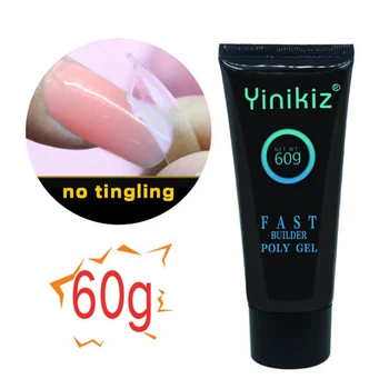 

60g Crystal Nail Art Gel Led Uv Lamp Drying Extension Gel Nail Polish Nail Art Phototherapy Gel Nail Products