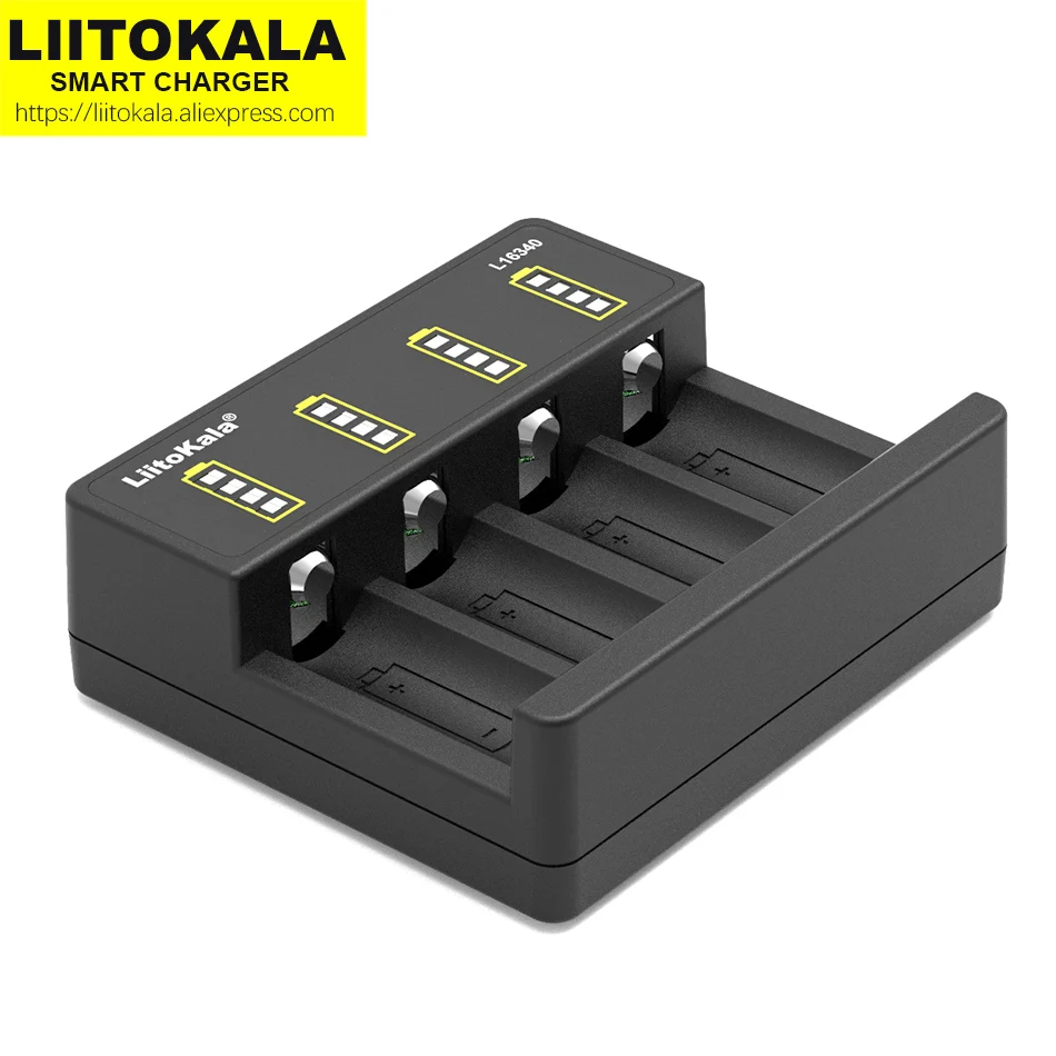 LiitoKala Lii-16340 Зарядное устройство 3,7 V 4,2 V Перезаряжаемые батарея CR123A CR123 16340 Зарядное устройство