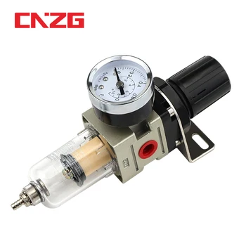 

AW2000-02 1/4 SMC Type Air Filter Pressure Regulating Regulator Trap Oil Water Separator Source Processor for Compressor