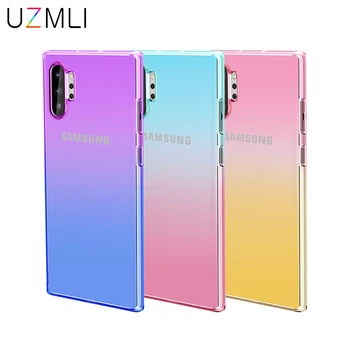 

Ultra Slim Gradient Soft Case For Samsung Note 10 Pro 9 8 S10 E 5G Lite S9 S8 Plus A90 A80 A70 A50 A40 A9S M30 M20 Rainbow Cover