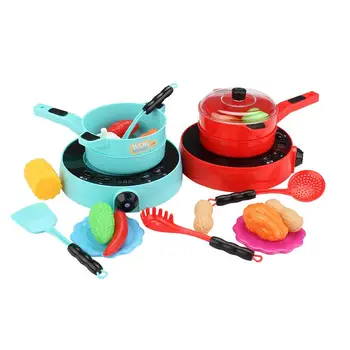 

Simulated Electric Induction Cooker LED Display Voice Report Pretend Play Toy Early Education Intelligence Developmental Toy