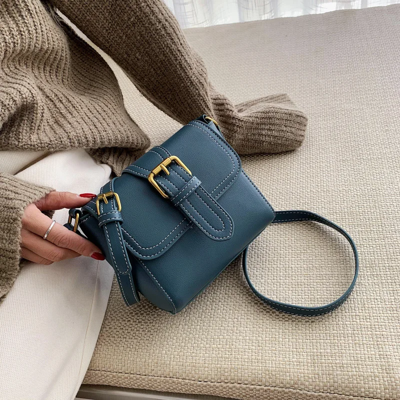 

2019 Winter New Style LADY'S Bags Versitile Fashion Casual Square Sling Bag Shoulder Messenger Bag