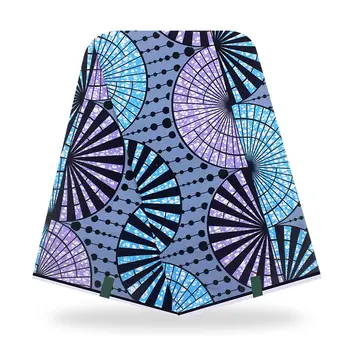 

African wax Fabrics Ankara Print Fabric 6 Yards Latest Nigeria Wax Guaranteed Real Ghana Wax style For Women Dresses!