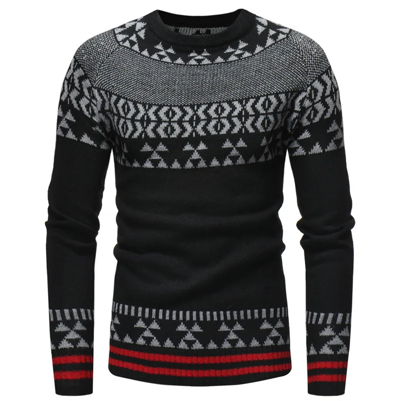 Men's sweater, autumn and winter clothing, men's blouse, sweater men, warm winter clothes men's clothing. plus size sweater