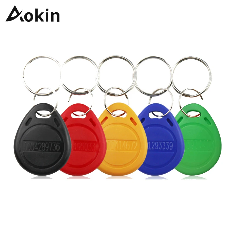 digital door lock EM4305 T5577 Rewritable Writable RFID Tag ID Keyfobs 125KHZ Card Proximity ID Token Keyfobs access card reader