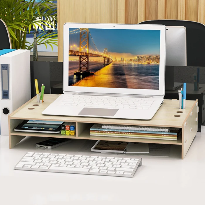 Портативный держатель для ноутбука, подставка с ящиком для хранения, органайзер, кронштейн для ноутбука, увеличивающая рост стойка K888