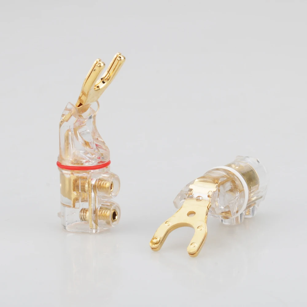 Y Spade Connector Plug para cabo de