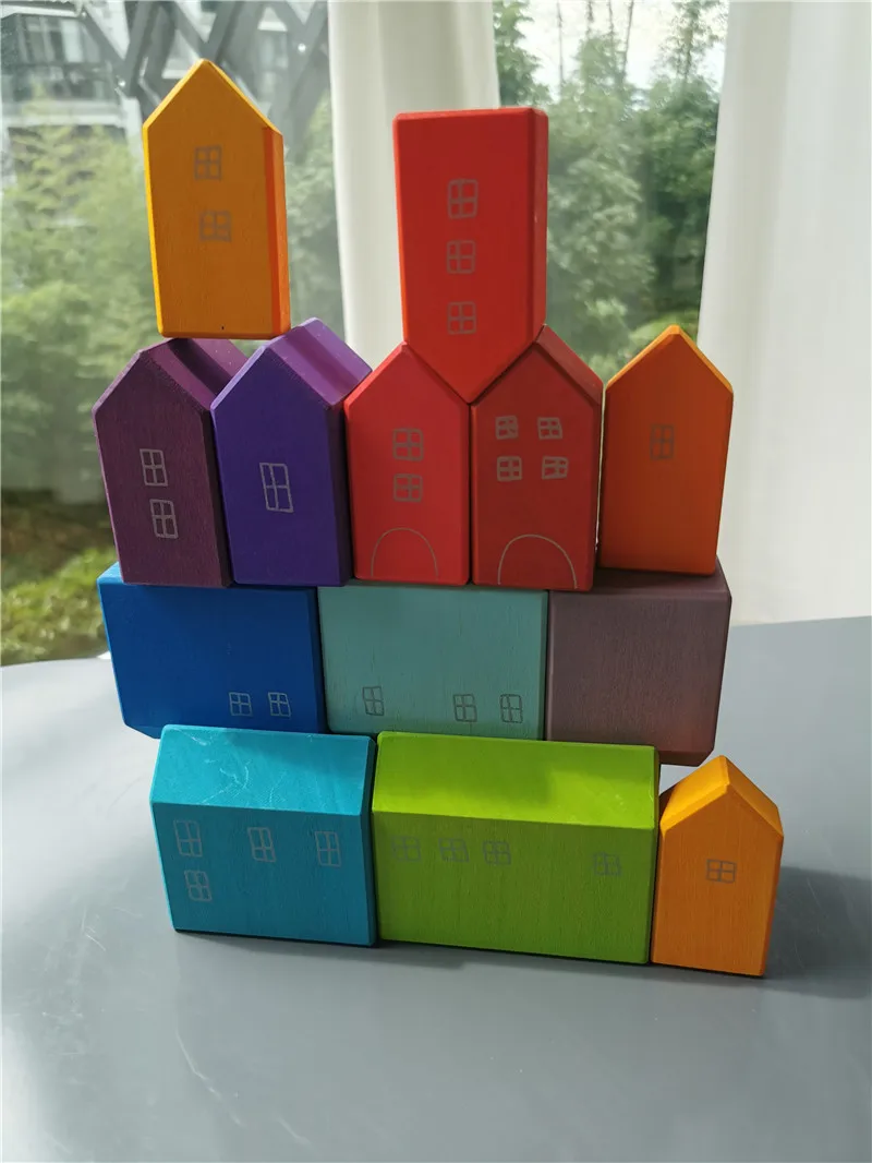 La Maison des Arcs-en-Ciel. (100cm x 100cm). main image 1