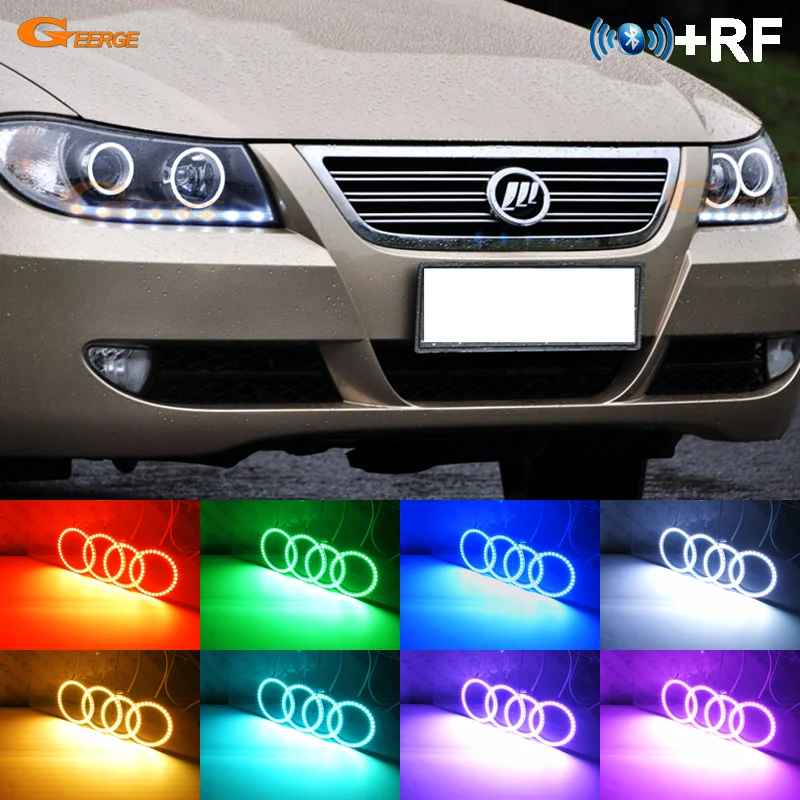 Для Lifan 620 Solano 2008 2009 2010 2012 2013 2014 RF remote Bluetooth APP многоцветный ультра яркий RGB комплект
