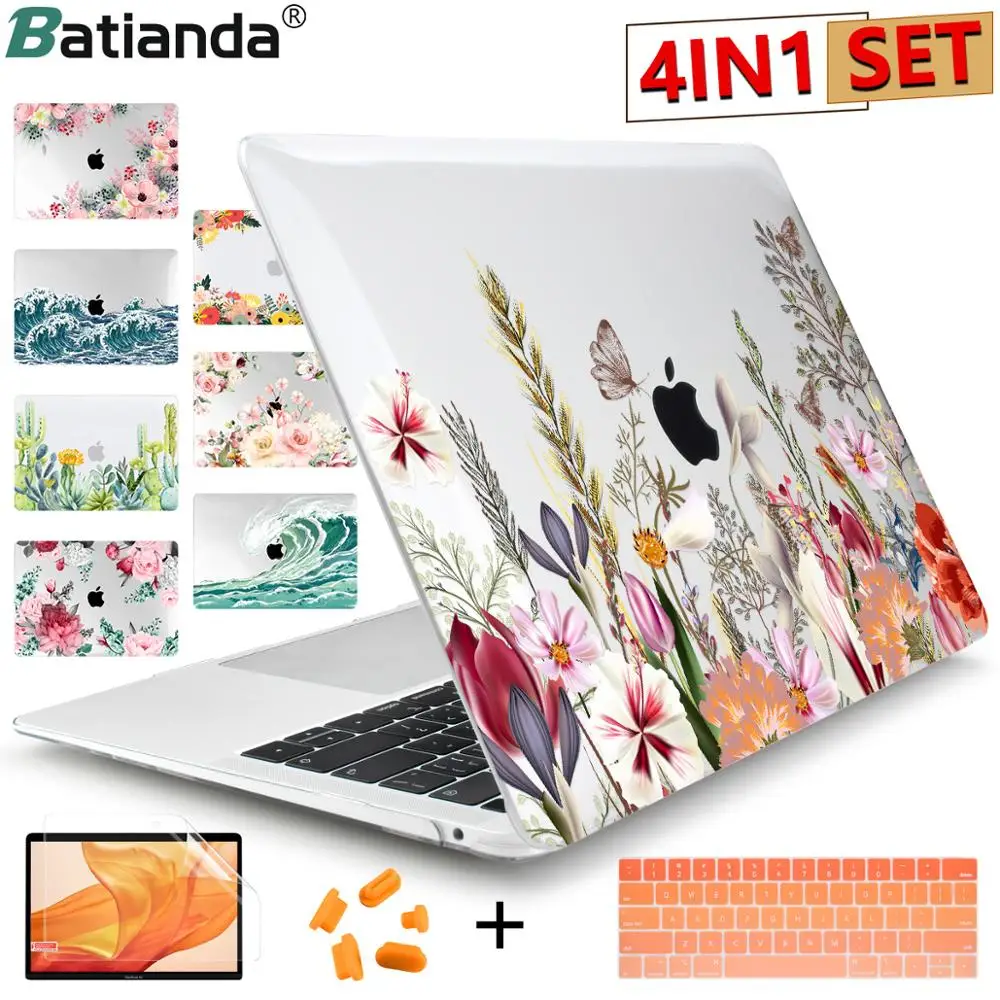 2021 Brand new Matte Clear Painting Laptop Case For Apple MacBook Pro