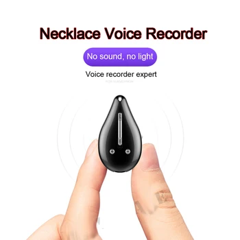 

48hours Long time Recording Activated Audio Voice Necklace Keychain Recorder Professional HD Mini 8GB/16GB/32GB