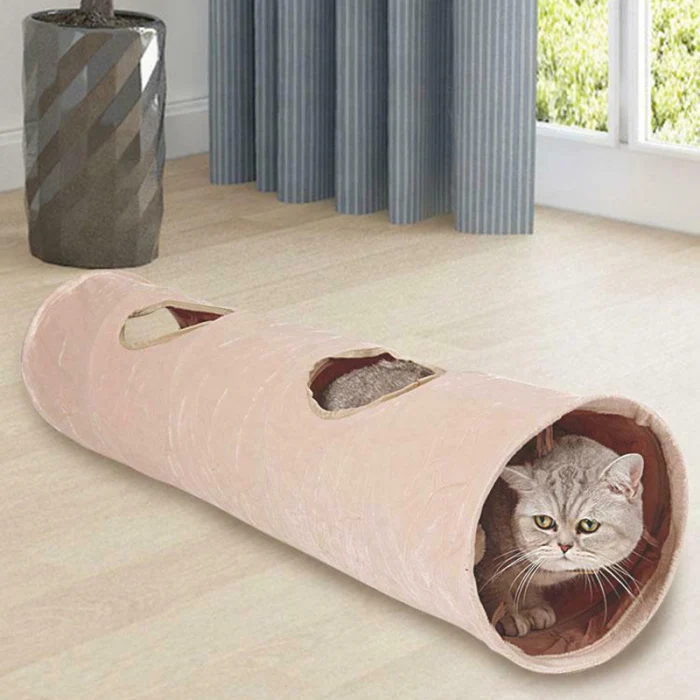 Pet туннель для кошек игрушки Кролик трубка складной 2 способ щенка Котенок Играть игрушки SEP99