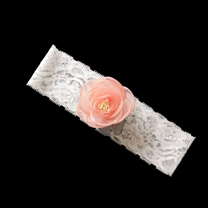 Свадебные винтажные подвязки свадебные кружевные стрейч белые Подвязки Пояс с персиковым цветком подвязки