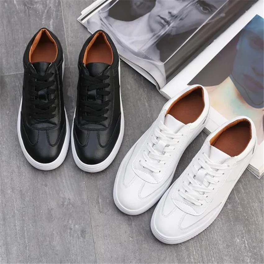 Comprar YEELOCA 2020 m002 primavera Delgado estudiantes negro grueso interior zapatos de realce KZ0219