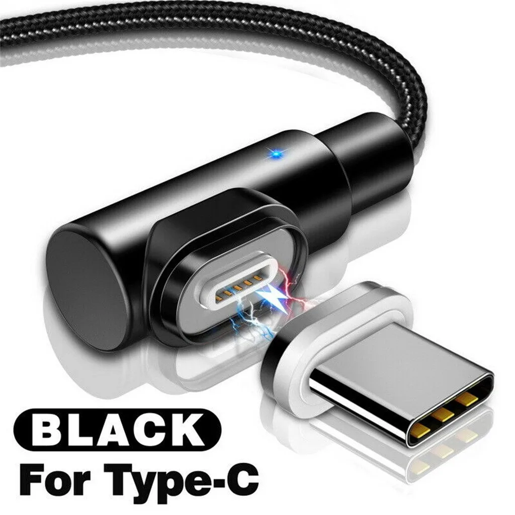 Магнитный кабель OMESHIN 90 градусов Micro usb type C Быстрая зарядка Micro usb type-C магнитное зарядное устройство для Xiaomi зарядное устройство для андроида