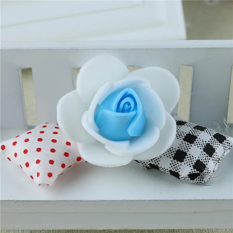 500 unids/bolsa pompón espuma rosas ramo de flores para boda Casa Decoration Navidad diy guirnaldas regalos Скрапбукинг flores artif