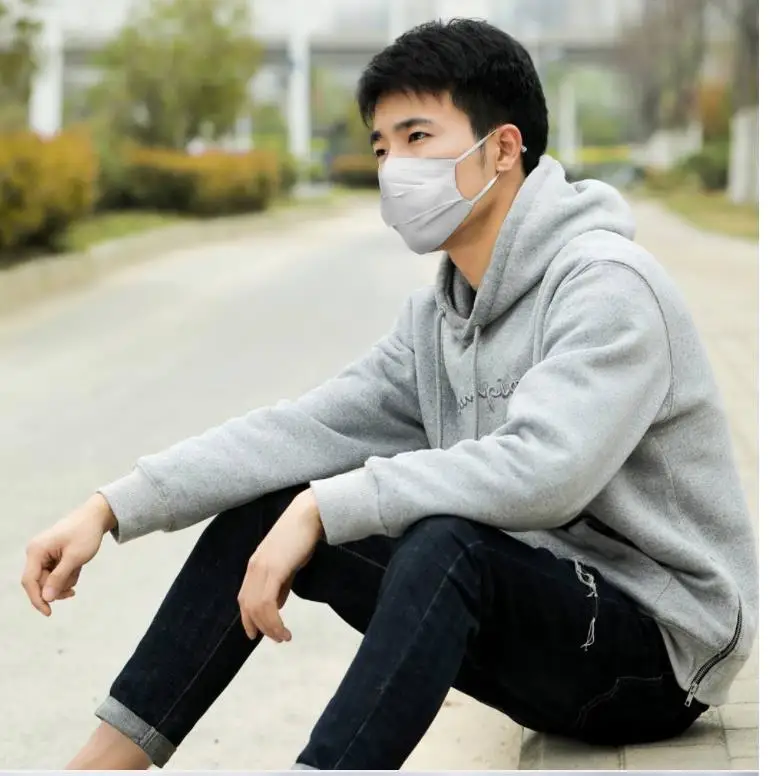 Новинка youpin PMA шелковая Пылезащитная маска 2 шт. мягкая кожа шелк солнцезащитный крем моющаяся летняя Пыленепроницаемая дышащая