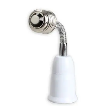

E27 To E27 Flexible 18.5cm Extend Base LED Light Adapter Converter Socket