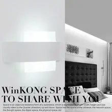 Современный светодиодный настенный светильник 6 Вт, декоративный квадратный светильник для спальни, светильник для коридора E65B