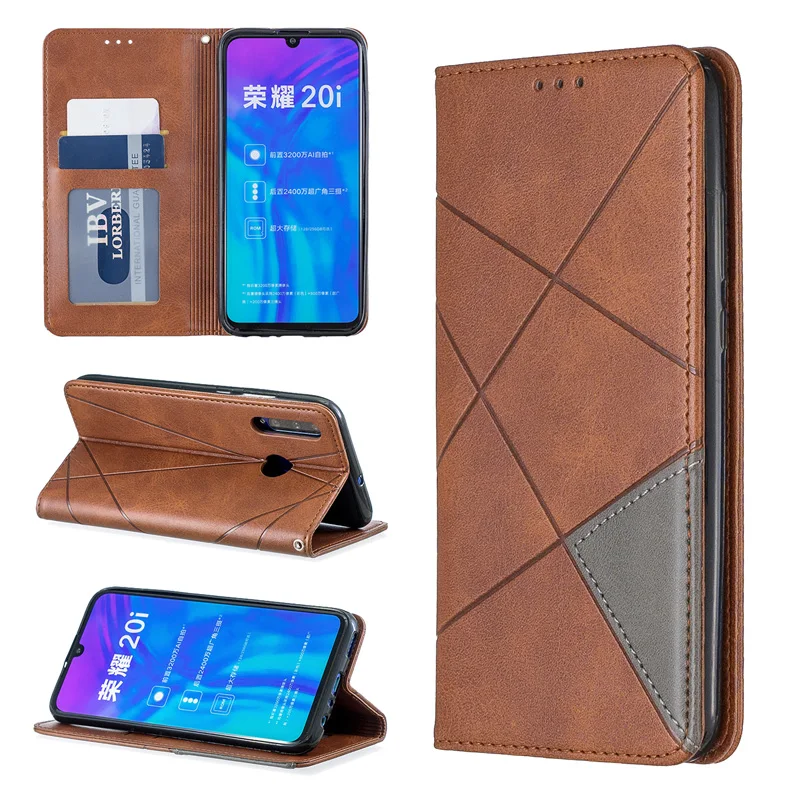 

Flip Cases For Huawei P30 Pro P20 Lite 2019 Cover Wallet Mobile Bag on For Huawei P Smart Plus 2019 P Smart Z TPU Leather Book