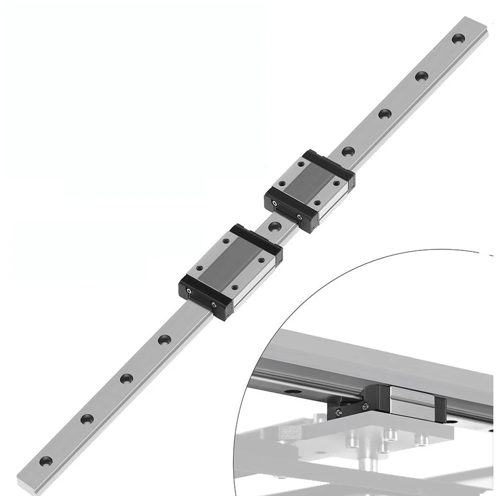 

MGN MGN12 100 150 200mm miniature linear rail slide 1pc MGN12 linear guide+1pc MGN12H MGN12C carriage