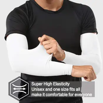 

Unisex Solid Color UV Protection Outdoor Cycling Fingerless Arm Sleeves Cover