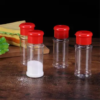 

10Pcs 100ml Plastic Seasoning Bottle Spice Dispenser Pepper Jar Storage Bottle Herb Spice Tools Portable Kitchen Accessories