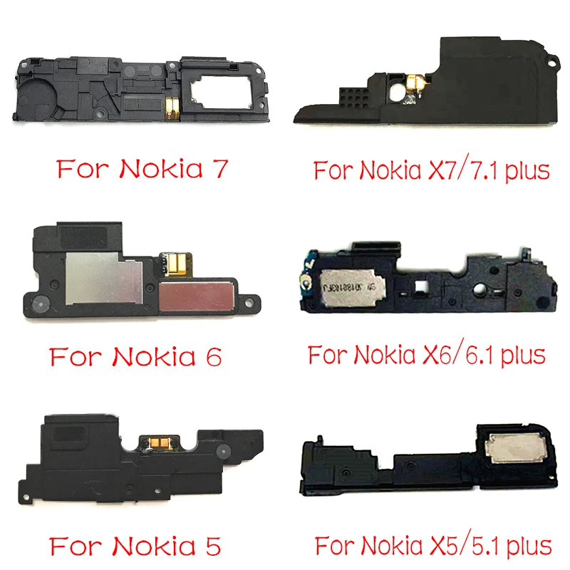 Громкий динамик для Nokia 3 5 6 7 8 1 Plus X5 X6 громкий звуковой сигнал запасные части