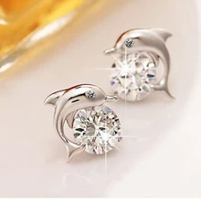  Lovely Small Cartoon Animal Earrings For Women Girls Fashion Cute Owl Steel Paw Earring Jewelry Gift Children Studs 