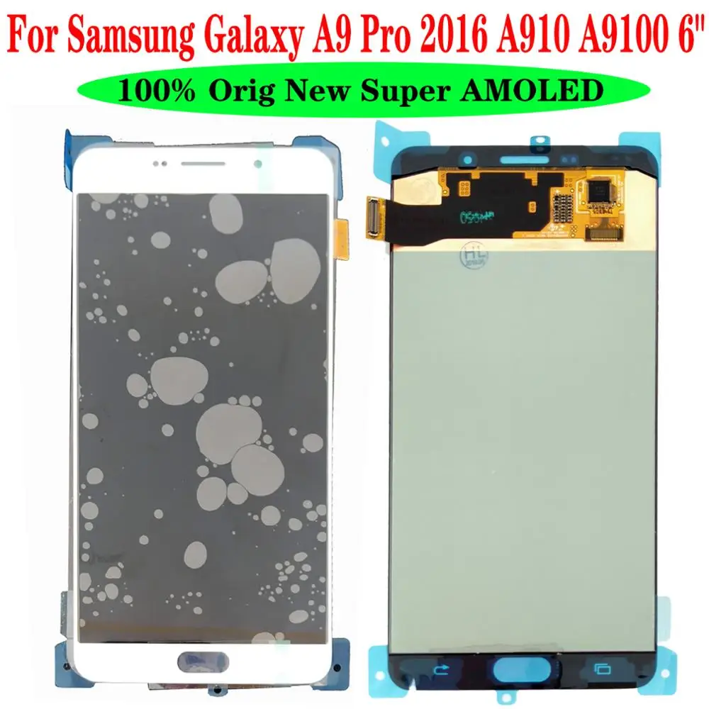 

Shyueda Original Super AMOLED For Samsung Galaxy A9 Pro 2016 A910 A9100 6" LCD Display Touch Screen Digitizer