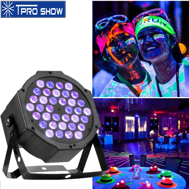 36 Led Uv Light Party Disco Lamp Ultraviolet Led Par Dmx And Manual