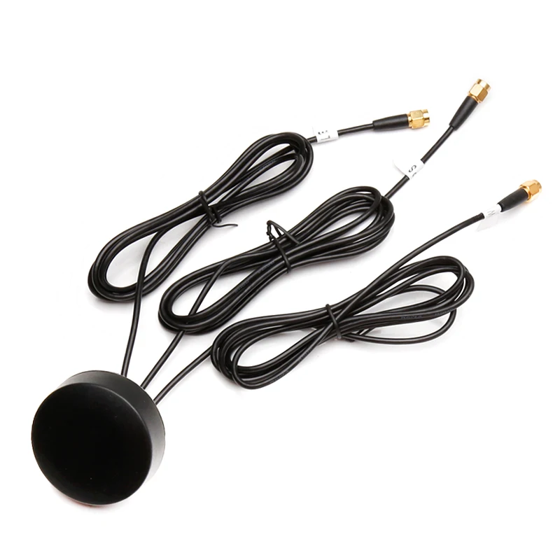 4G WIFI GPS Triple 3-in-1 Combination Antenna Signal Amplifier GSM GPRS LTE 2.4G Outdoor Waterproof DTU Cabinet Chassis SMA Male